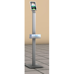 Portaguanti/get in alluminio per colonnina OET-SFT32-BASE