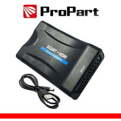 Adattore Scart - HDMI Nero