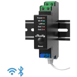 Shelly Pro 2PM – IP Smart Relay DIN 2 Channel LAN/Wi-Fi/BT + PM
