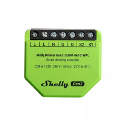 Shelly Dimmer Gen3 – Smart Dimmer AC 1 Channel Wi-Fi/BT/Matter + PM