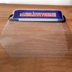 Protective PVC visor  