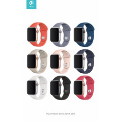 Band for Apple Watch 4 series 44mm Delux Sport Red