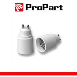 Adattatore portalampada da GU10 a E27 - 2A 250V - 40W max