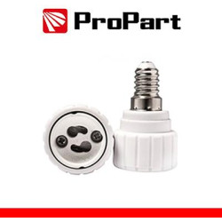 Adattatore portalampada da E14 a GU10 - 2A 250V - 40W max