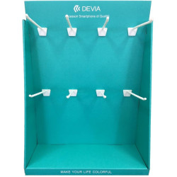 Exibitor 8 place in carton with hook 391x541x135 mm
