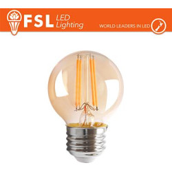 G45 - 4W 2200K 330LM 300º 45x75mm CRI80 E27 15.000H