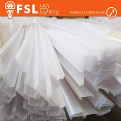 OPAL COVER for Surfacing aluminum profile - 2 meters