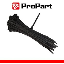 Fascetta elettricista nylon 2,5x100mm Nero