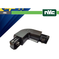 Connector  L  Track EUROTRACK - Black Color