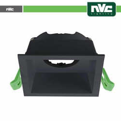 Fixed Frame anti-glare Cut-out 75*75mm - COLOR BLACK