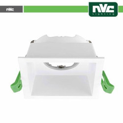 Fixed Frame anti-glare Cut-out 75*75mm - COLOR WHITE