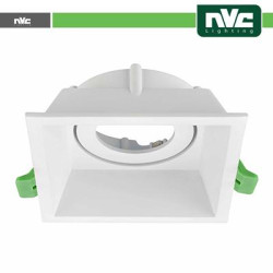 Adjustable Frame anti-glare Cut-out 90*90mm - COLOR WHITE