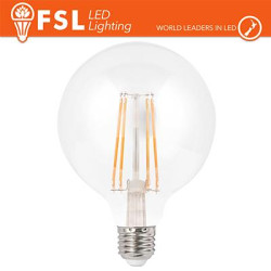 G125 - 6W 4000K 300º 125x133mm CRI80 E27 15.000H