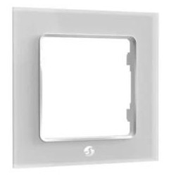 Shelly Wall Frame 1 – White Wall Plate Compatible with Legrand
