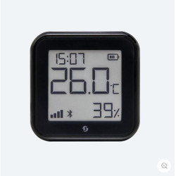 Shelly Temperature & Humidity Sensor Wi-Fi + Bluetooth with Display Gen3 Black