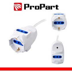 Prolunga lineare con Multipresa volante Spina 2P+T