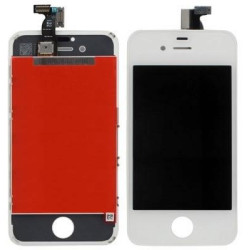 3 in 1 Retina LCD + Touch Pad + Frame for iPhone 4S White
