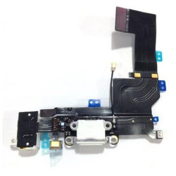 Charging Port Flex Cable for iPhone 5S, Silver