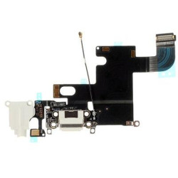 Charging Port Flex Cable for iPhone 6, Silver