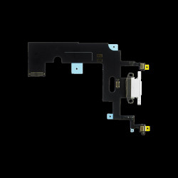 Charging Port Flex Cable for iPhone XR, White