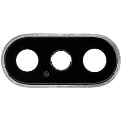 Back Camera Bezel with Lens for iPhone XS, Silver