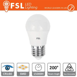 G45 - 5,5W 6500K 180º 45X83mm CRI80 E27 15.000H