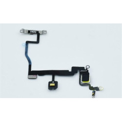 iPhone 11 Pro Power Switch Flex Cable With Metal Plate