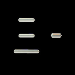 Volume+Mute+Power On/Off Button for iPhone 11, White
