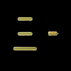 Volume+Mute+Power On/Off Button for iPhone 11, Yellow