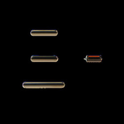 Volume+Mute+Power On/Off Button for iPhone 11 Pro, Gold