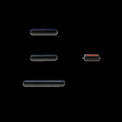 Volume+Mute+Power On/Off Button for iPhone 11 Pro,Space Gray
