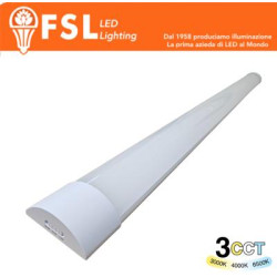 Plafoniera Lineare LED 32W 120cm - 3 in 1 CCT (3000-4000-6500K)
