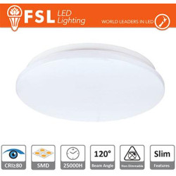 Ceiling Light LED 13W 3000K 120° 26x5,5cm CRI80