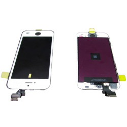3 in 1 Retina LCD, Touch Pad, LCD Frame for iPhone 5 White