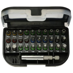 STA60490-XJ,SET 31pz INSERTI 25mm MISTI - CODIFICA CROMATICA