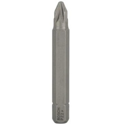 2607001571,Bit Extra Hard viti Pozidriv intaglio a croce PZ2 L. 51 mm, 3pz
