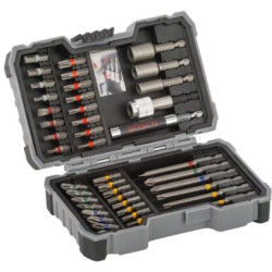 2607017164,X-Pro set bit avvitamento Extra Hard con portabit, 43 pz